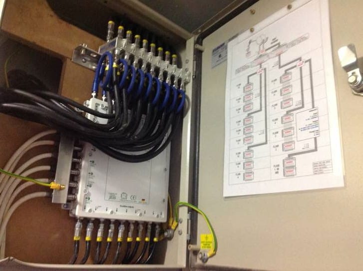 Commercial satalite fitting