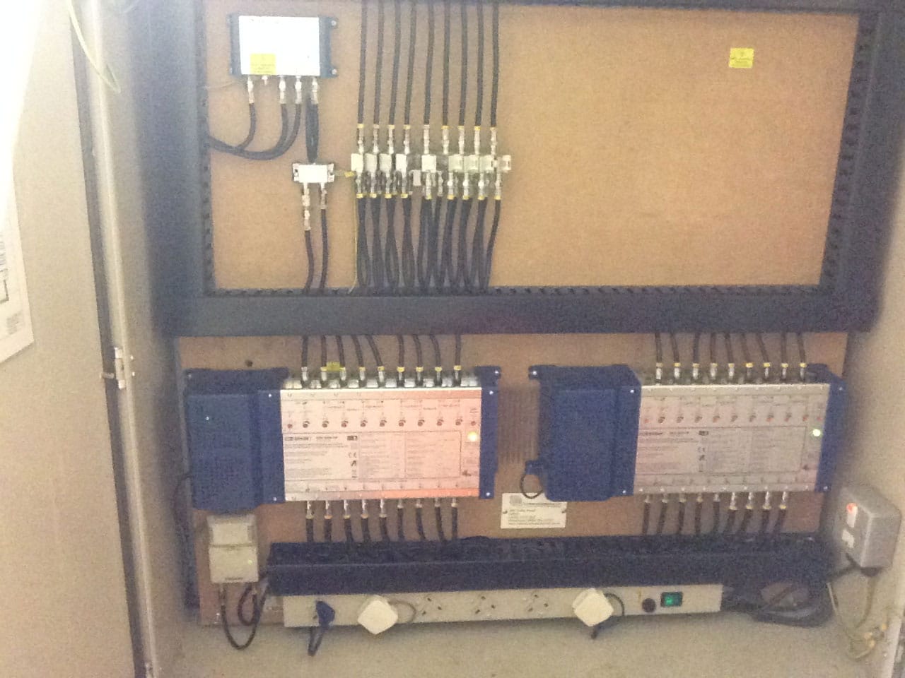 Commercial satalite wiring