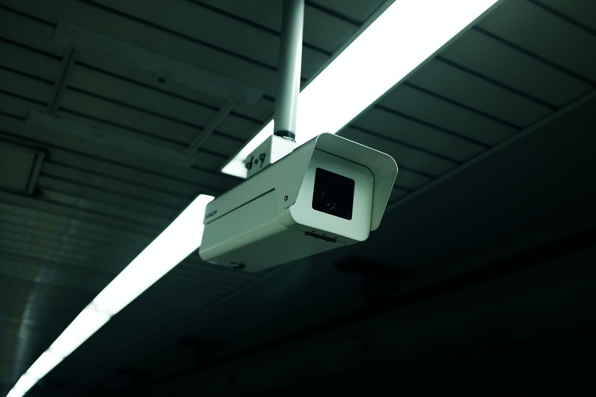 CCTV installed outside an office