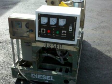 military surplus engine that was converted from Delco flywheel to SAE by making a Delco plate to match our CGG SAE generator head. It uses a GTR116 controller.