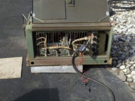 military surplus engine that was converted from Delco flywheel to SAE by making a Delco plate to match our CGG SAE generator head. It uses a GTR116 controller.