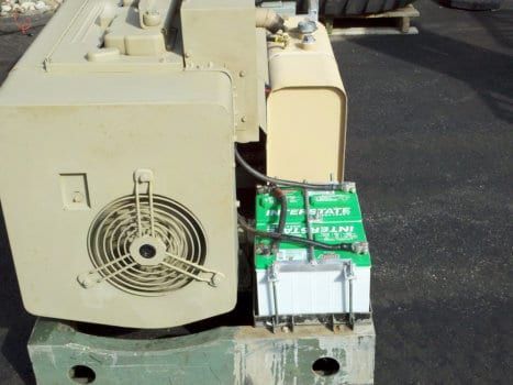 military surplus engine that was converted from Delco flywheel to SAE by making a Delco plate to match our CGG SAE generator head. It uses a GTR116 controller.