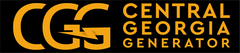 A logo for a company called central georgia generator