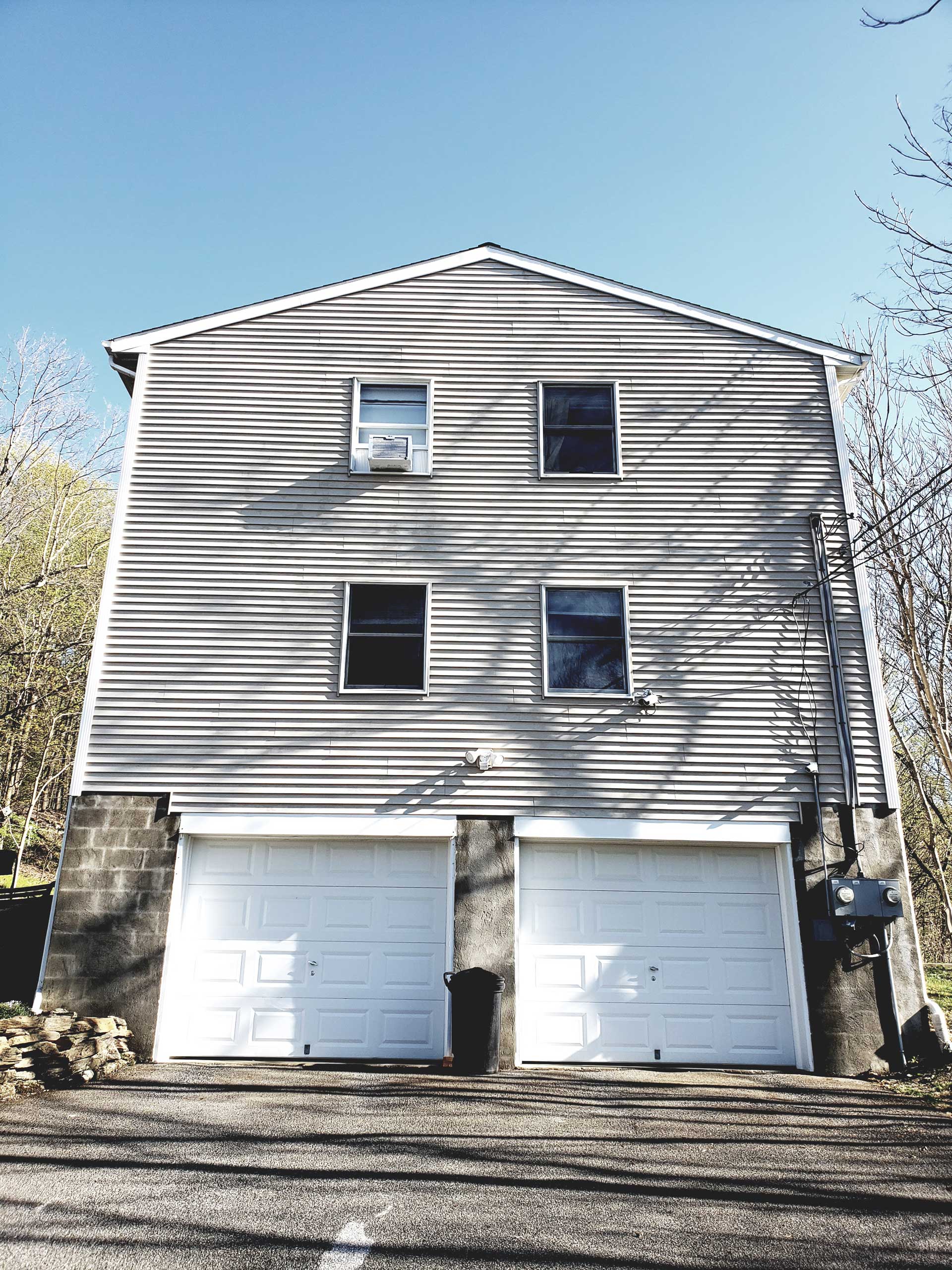 Wide and Clean White Wall — Arlington, NY — 6 Star Power Washing