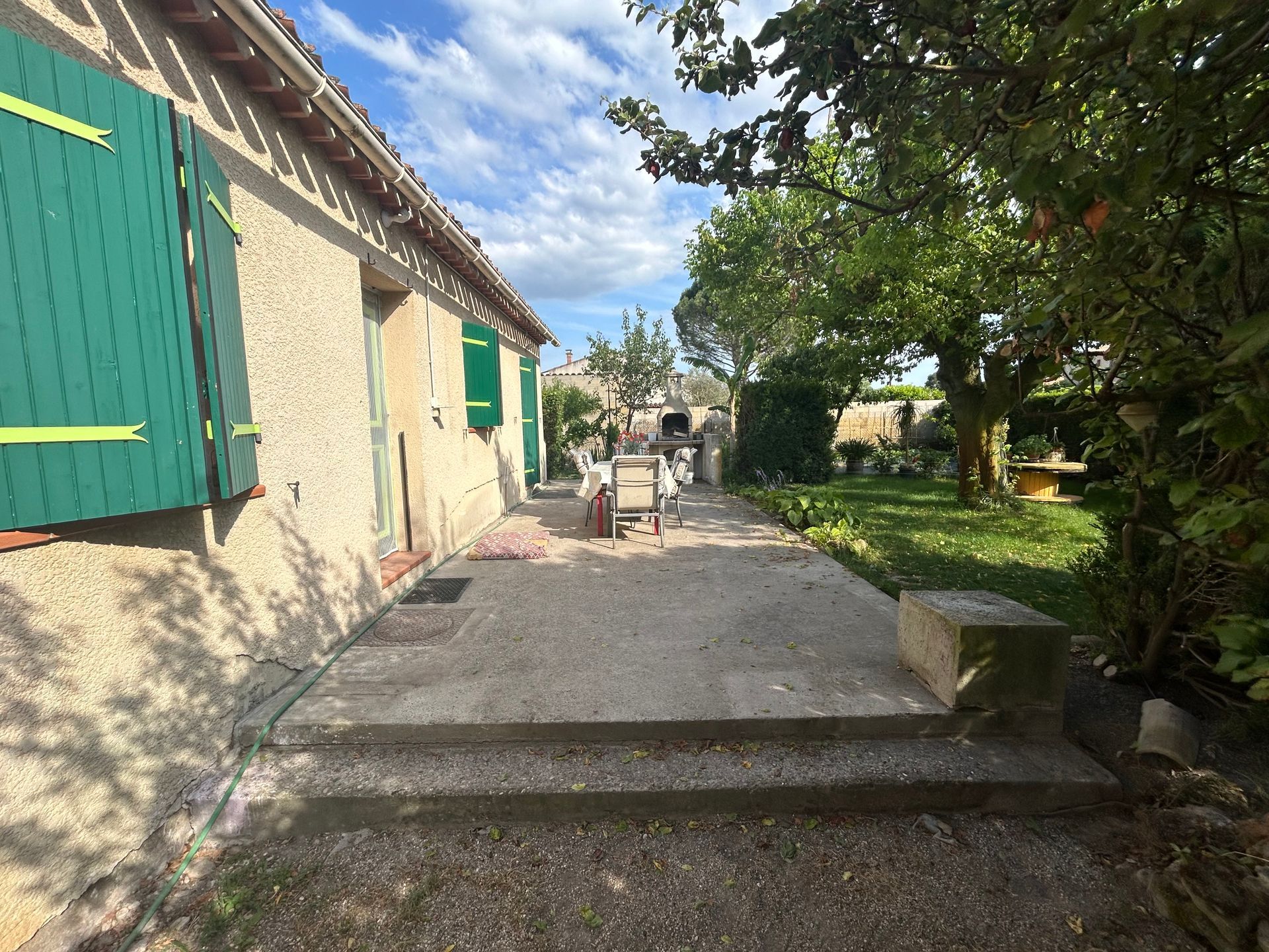 Couverture d'une terrasse