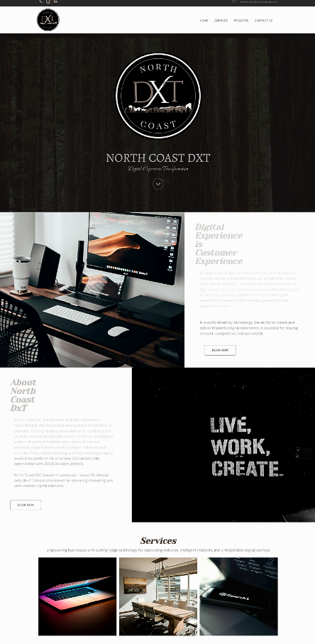 Image of North Coast DxT Homepage