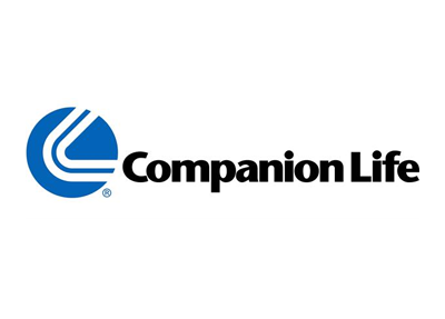 Companion Life logo: blue circle with a stylized
