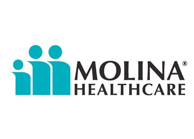 Molina Healthcare logo: three turquoise figures next to the words