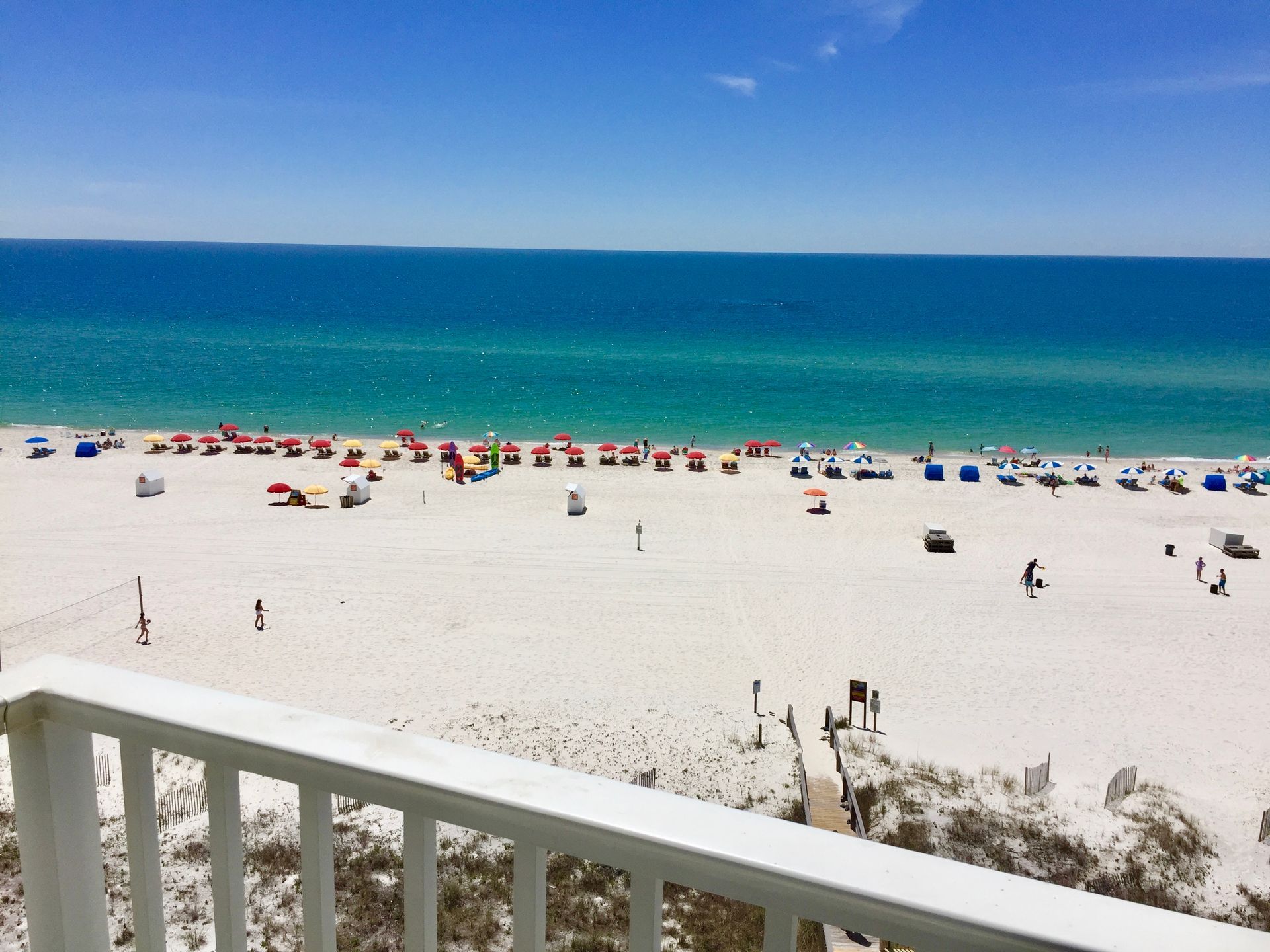 Beach front condo picture in Orange Beach, AL