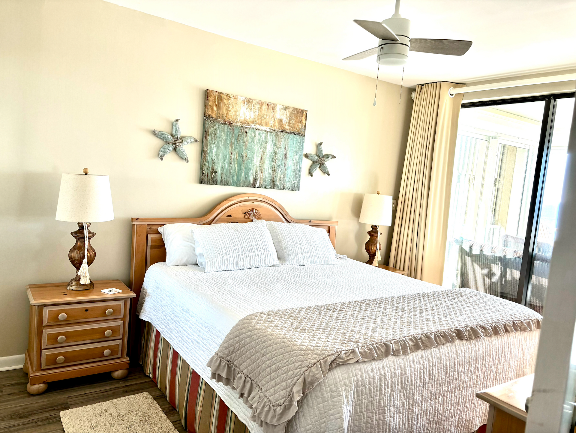 Master bed in orange beach condo