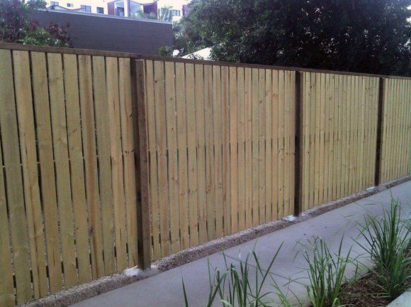 Timber Fence Capped — Fencing in Burleigh Heads,  QLD