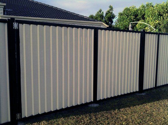 Black & White Gate 2 — Fencing in Burleigh Heads,  QLD