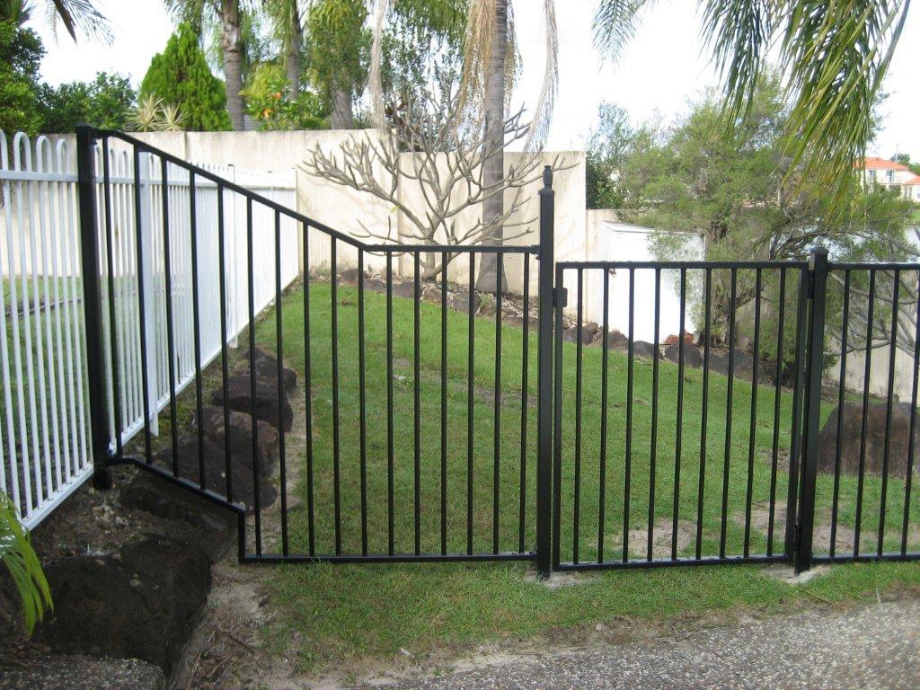 Aluminium Fence with Gate — Fencing in Burleigh Heads,  QLD