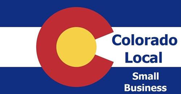 A logo for colorado local small business