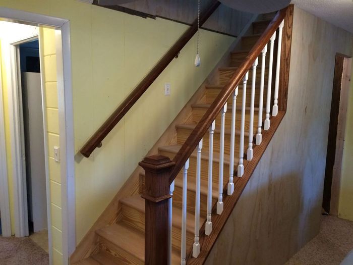 Home with Wooden Stairs Home with Wooden Stairs