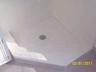 Shower Room with Tile Flooring