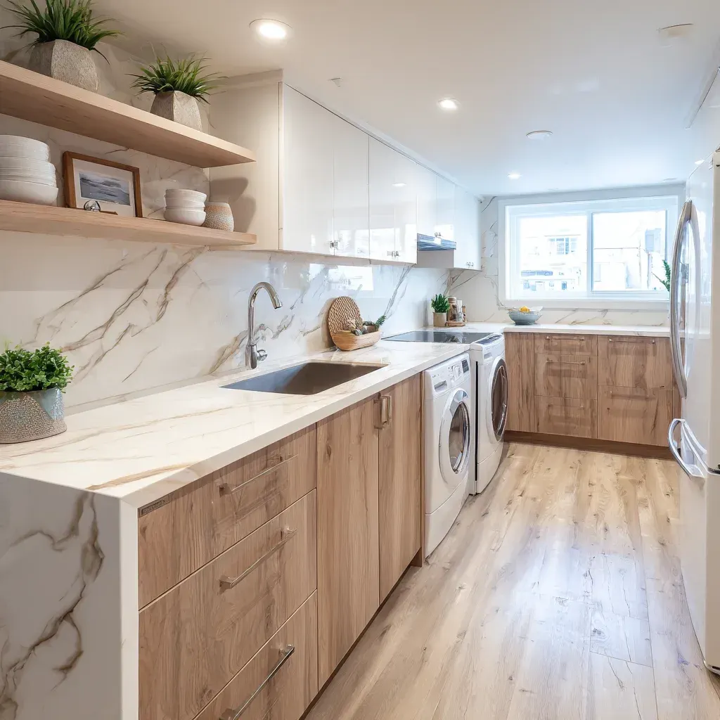 Basement Renovation Vancouver Installs Flooring With Vinyl, Tile, And Engineered Wood Materials. Basement Contractor Vancouver Ensures Durable Surface.
Basement Renovation Vancouver Designs Lounge Area With Lighting And Seating Layout. Basement Contractor Vancouver Enhances Living Experience.
Basement Renovation Vancouver Builds Gym With Rubber Flooring And Equipment Layout Planning. Basement Contractor Vancouver Creates Fitness Area.
Basement Renovation Vancouver Installs Bar Area With Countertop, Cabinets, And Sink Setup. Basement Contractor Vancouver Builds Entertainment Feature.
Basement Renovation Vancouver Upgrades Old Basement With Full Remodeling And Modern Finishing. Basement Contractor Vancouver Transforms Outdated Space.