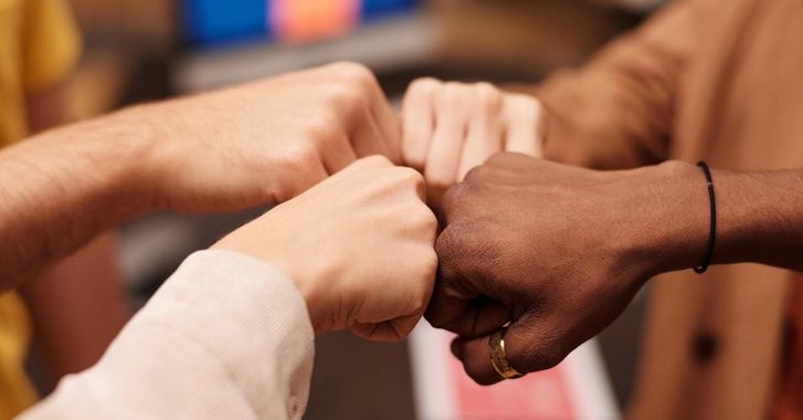 fist bump photo