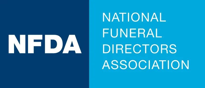 NFDA logo with dark blue and turquoise color blocks, white text reads 