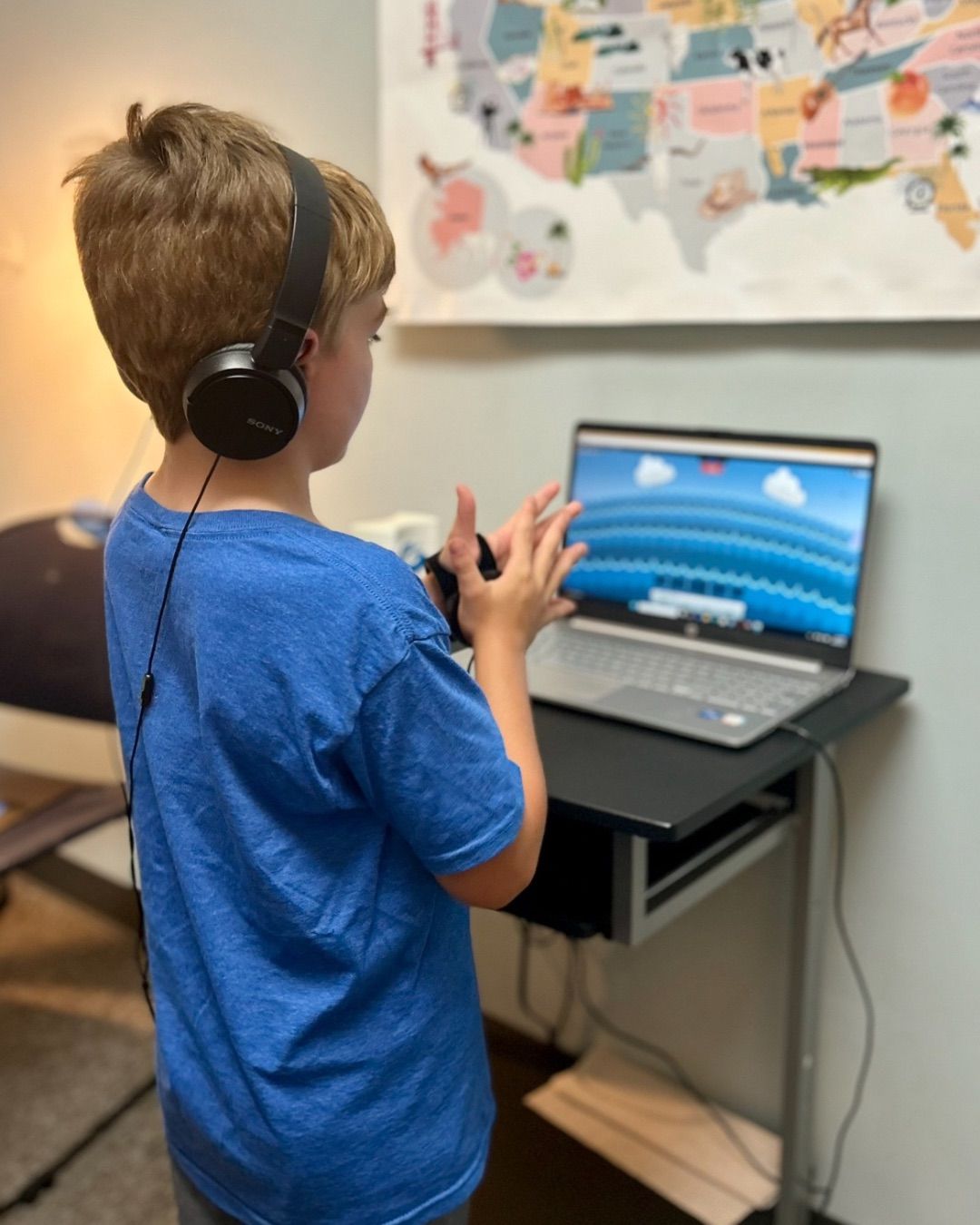 Learning Center client in Hogg Therapy Pediatrics Lexington