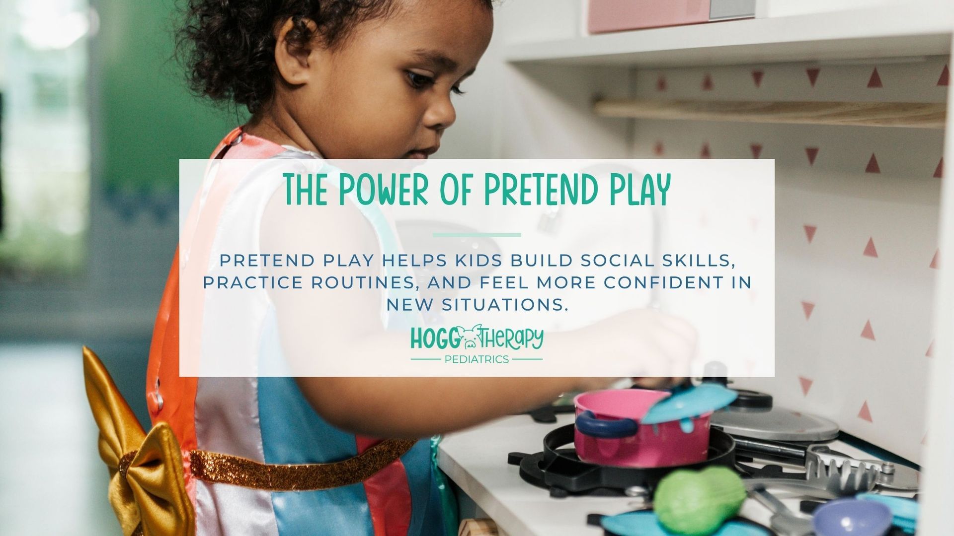 child playing pretend