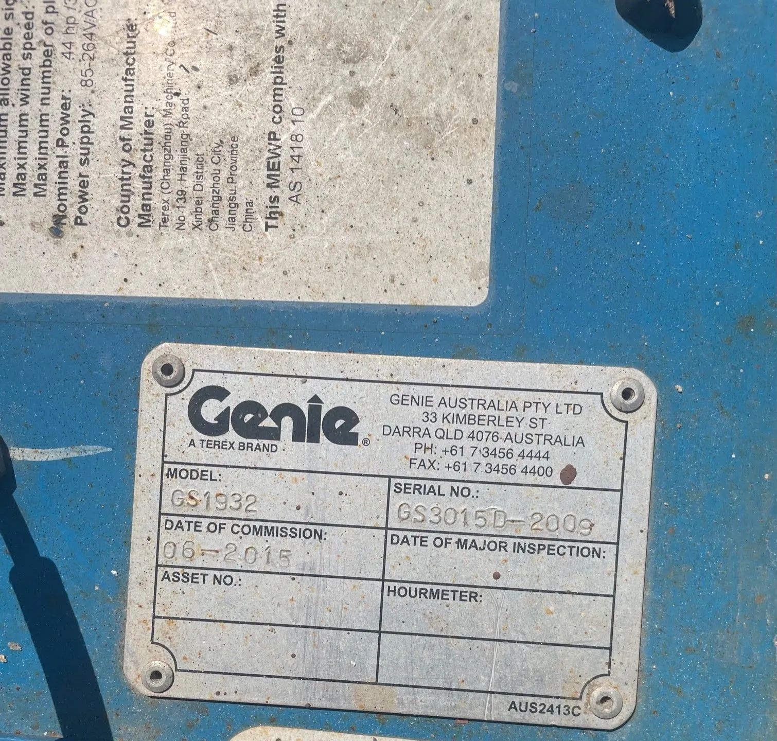 Genie GS-1932 2015 for sale