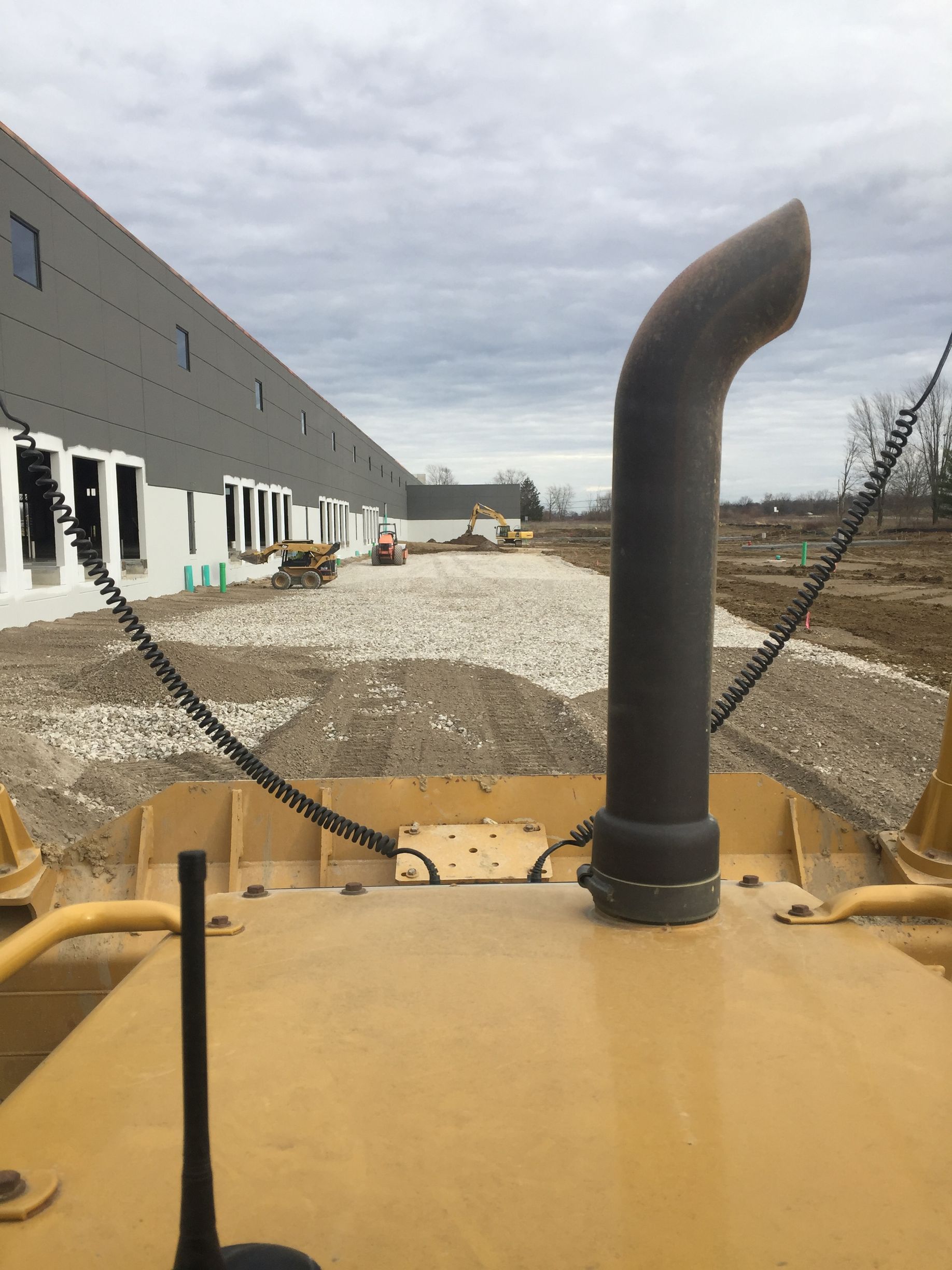 Putting in a huge parking lot