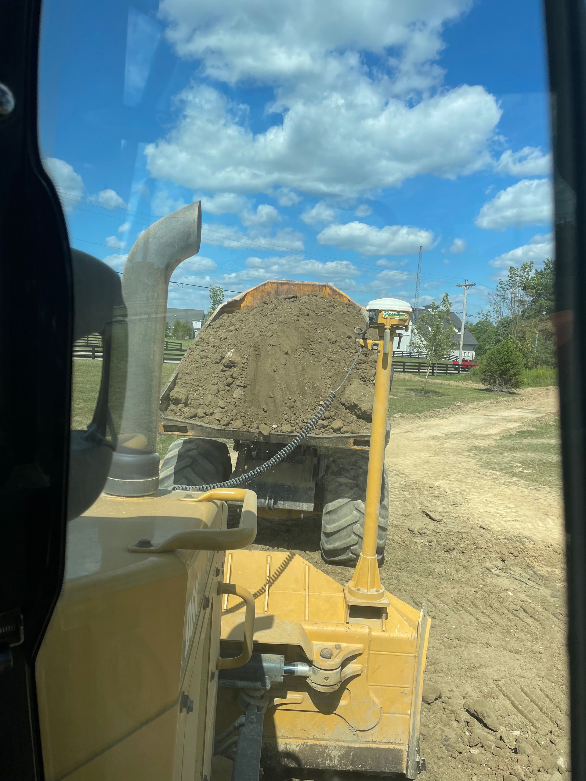 Building up the edges of pathway
