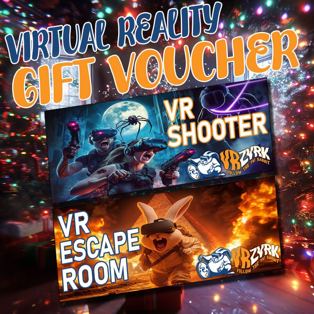 Virtual reality gift voucher for  VR shooter or VR Escape Room in Zagreb