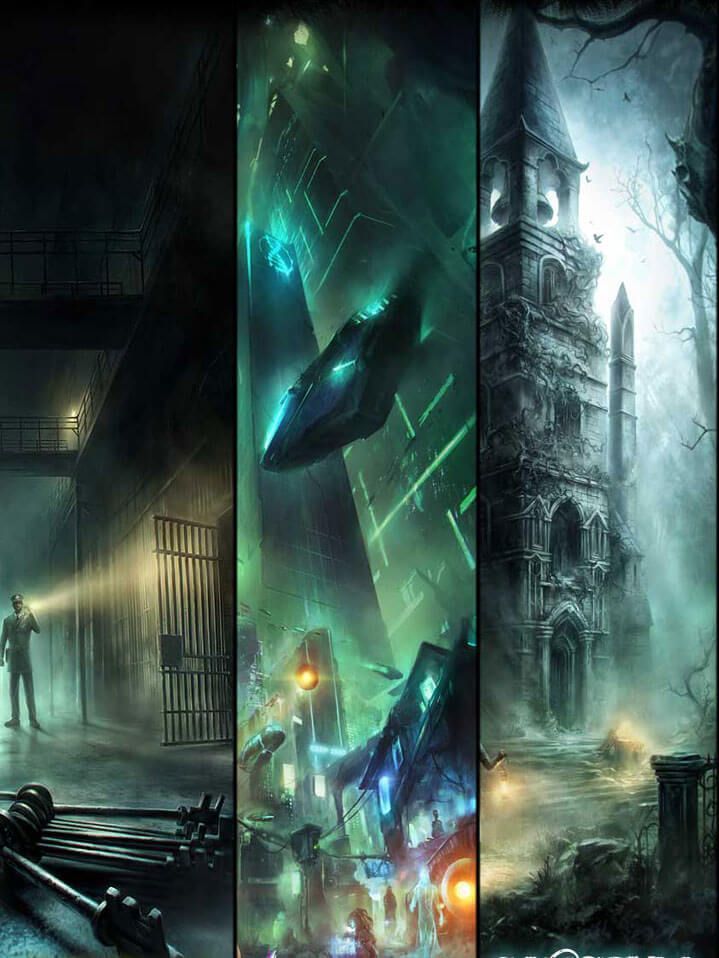 3 VR Escape Room IGRE jedan uz drugoga odvojeni crnom linijom