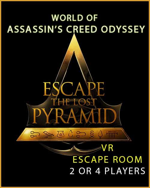Escape room 2-4 igrača VR Escape room Assassins Creed Odyssey UBISOFT Escape the Lost Pyramid