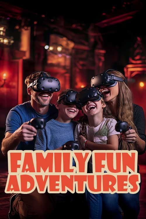 Virtual reality family fun adventures in Zageb