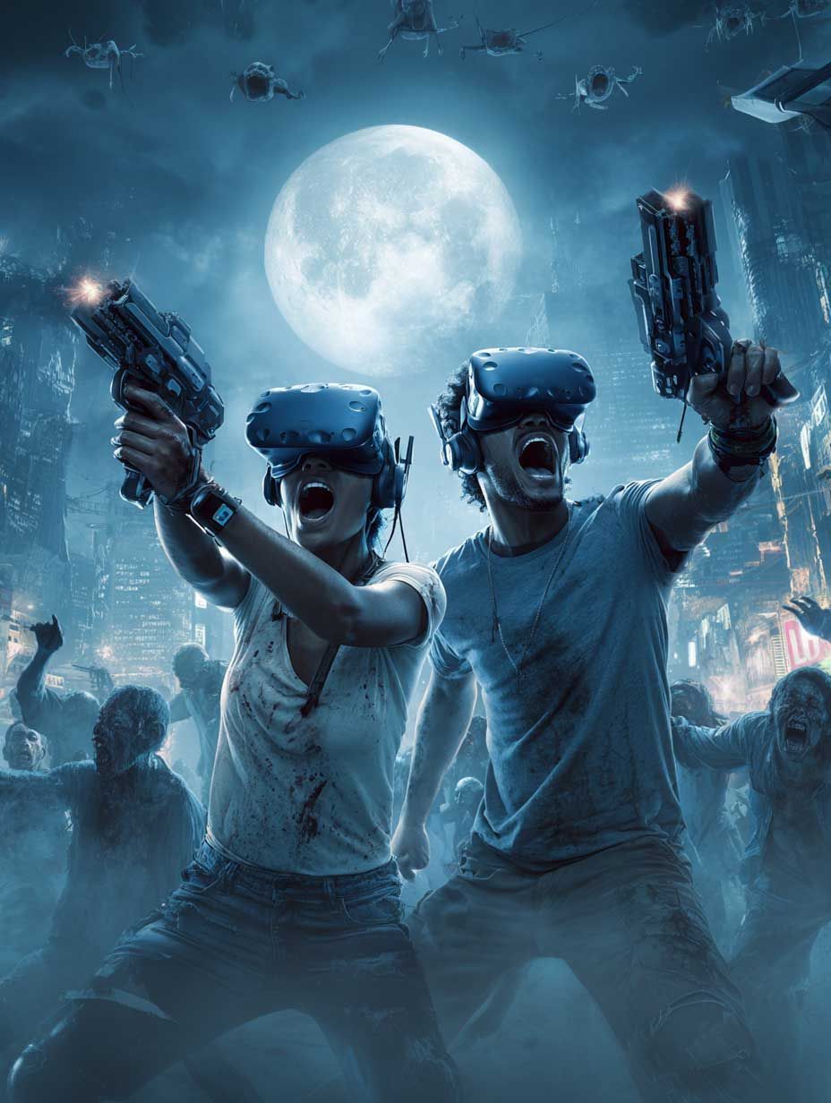 VR Zvrk Zagreb ZOMBIE shooter igre za više igrača Zombie shooter igre Zagreb VR Zvrk