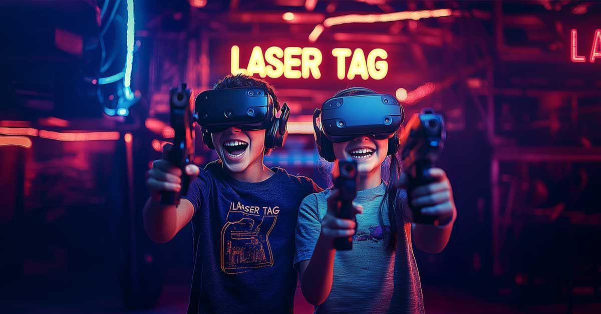 VR Laser tag SHOOTER proslava rođendana. VR Zvrk Zagreb Gundulićeva 43