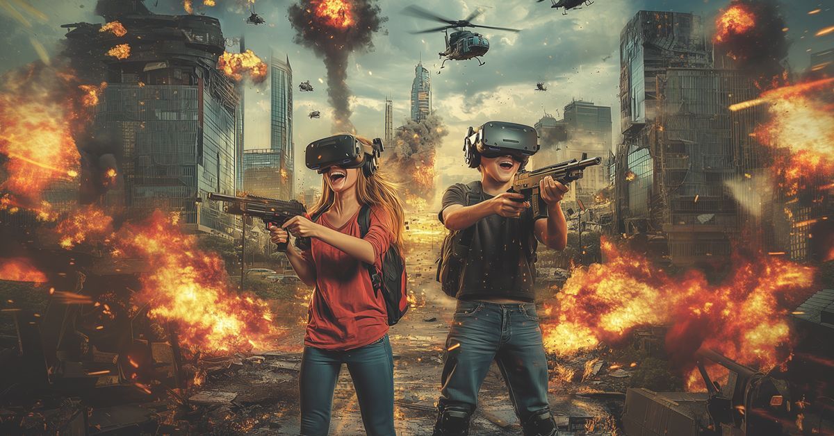 VR Zombie apokalipsa shooter proslave rođendana za tinejdžere. Zagreb VR Zvrk Gundulićeva 43