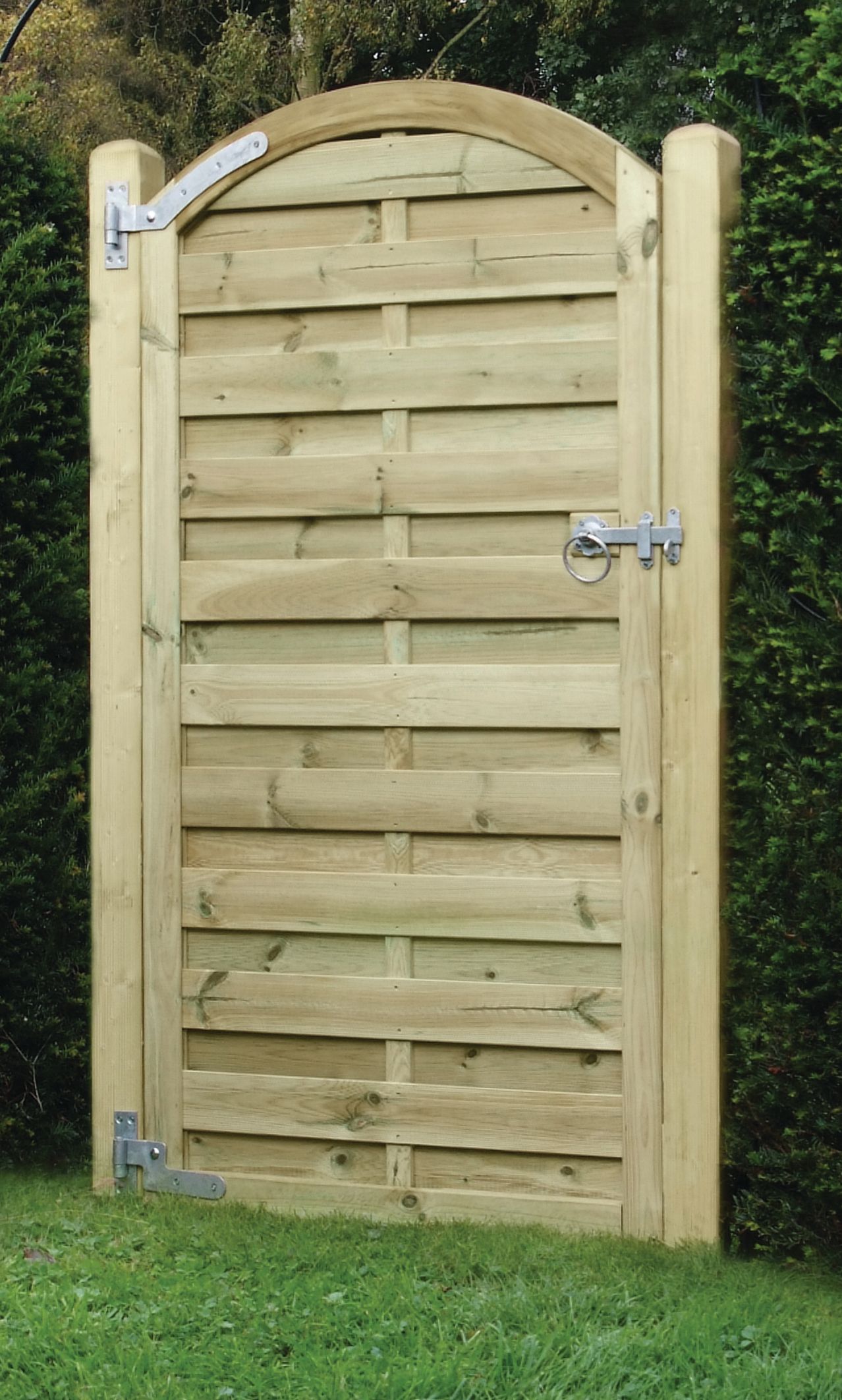 Arched Horizontal - Garden Gate Repairs - Harrogate Premier Fencing
