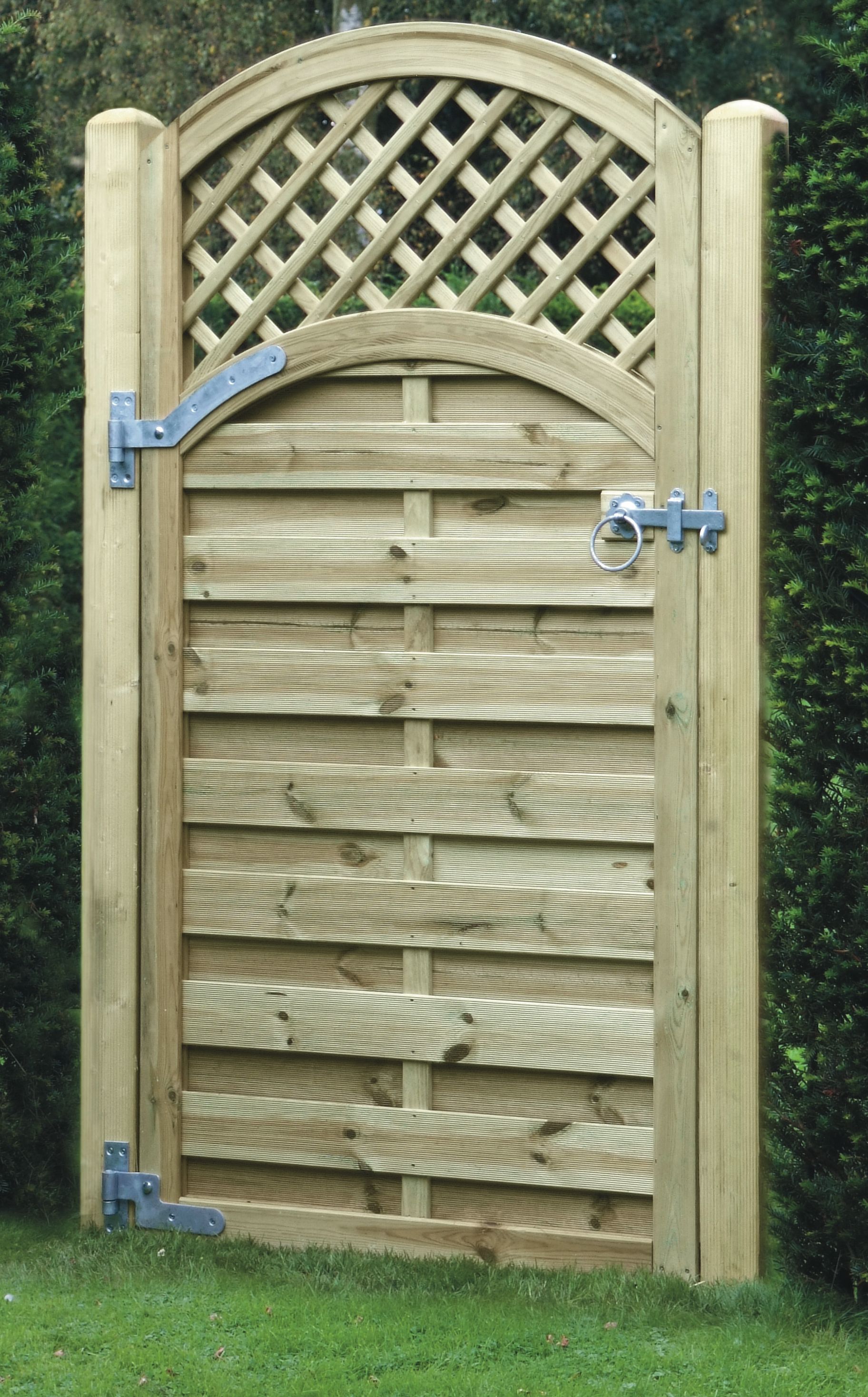 Arched Lattice Top - Garden Gate Repairs - Harrogate Premier Fencing