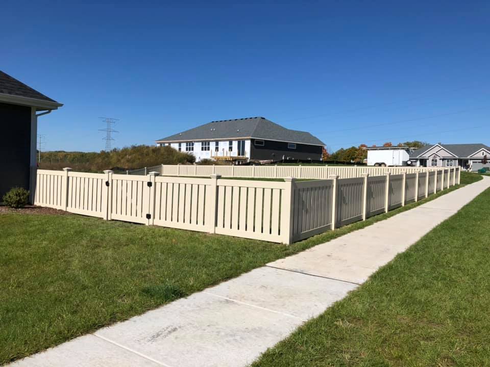 Veridian Homes Madison, WI Leading Edge Fences LLC
