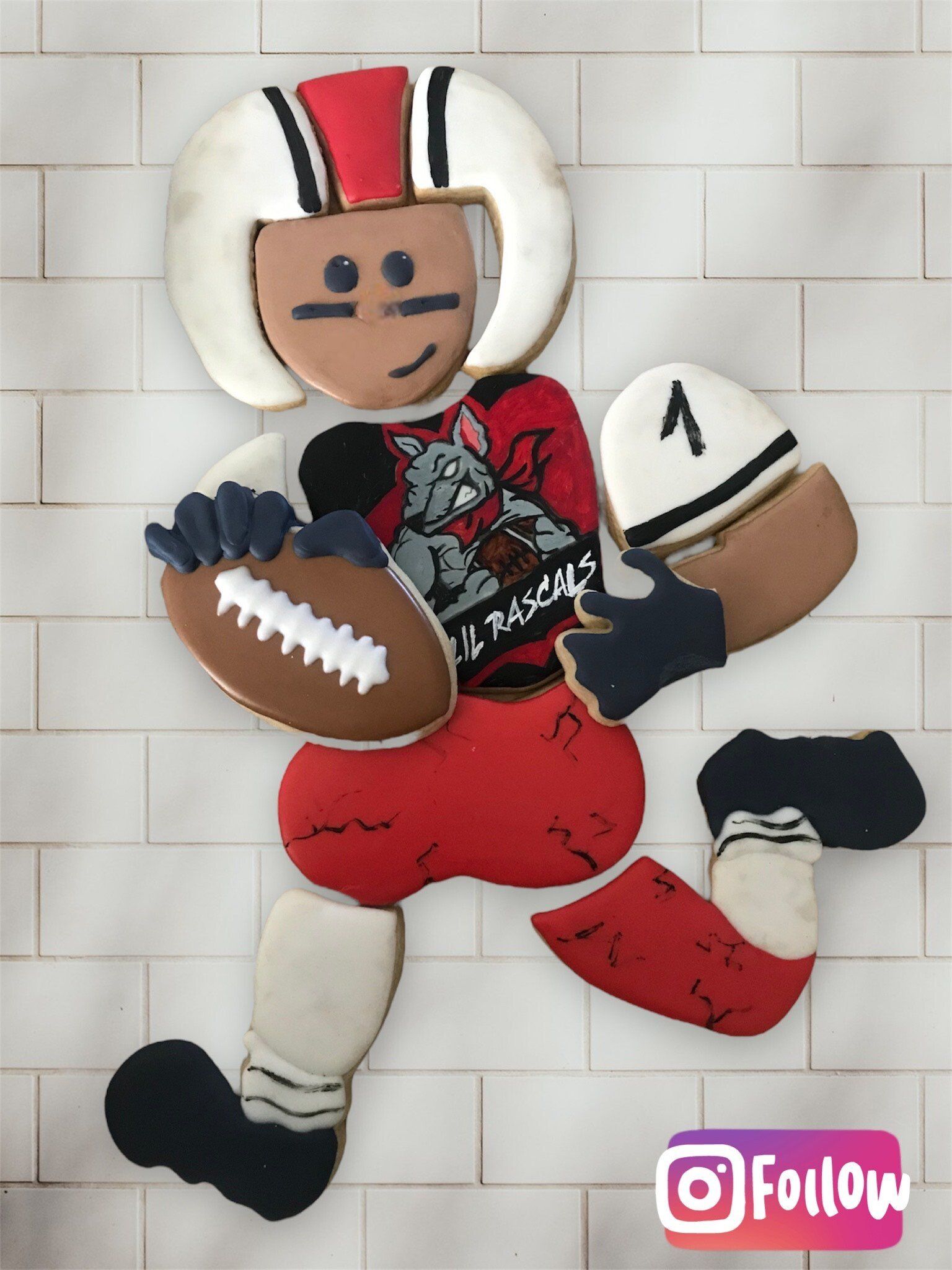 Christmas cookies on a basket