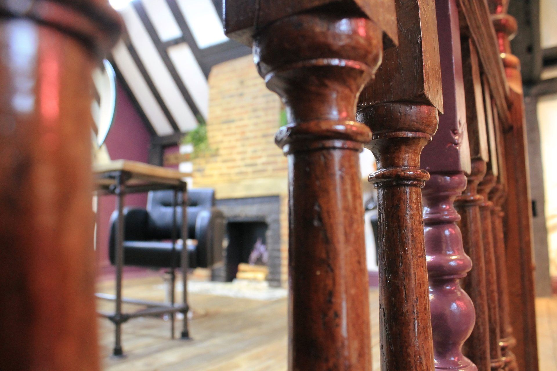 stylist station in a grade 2 listed building