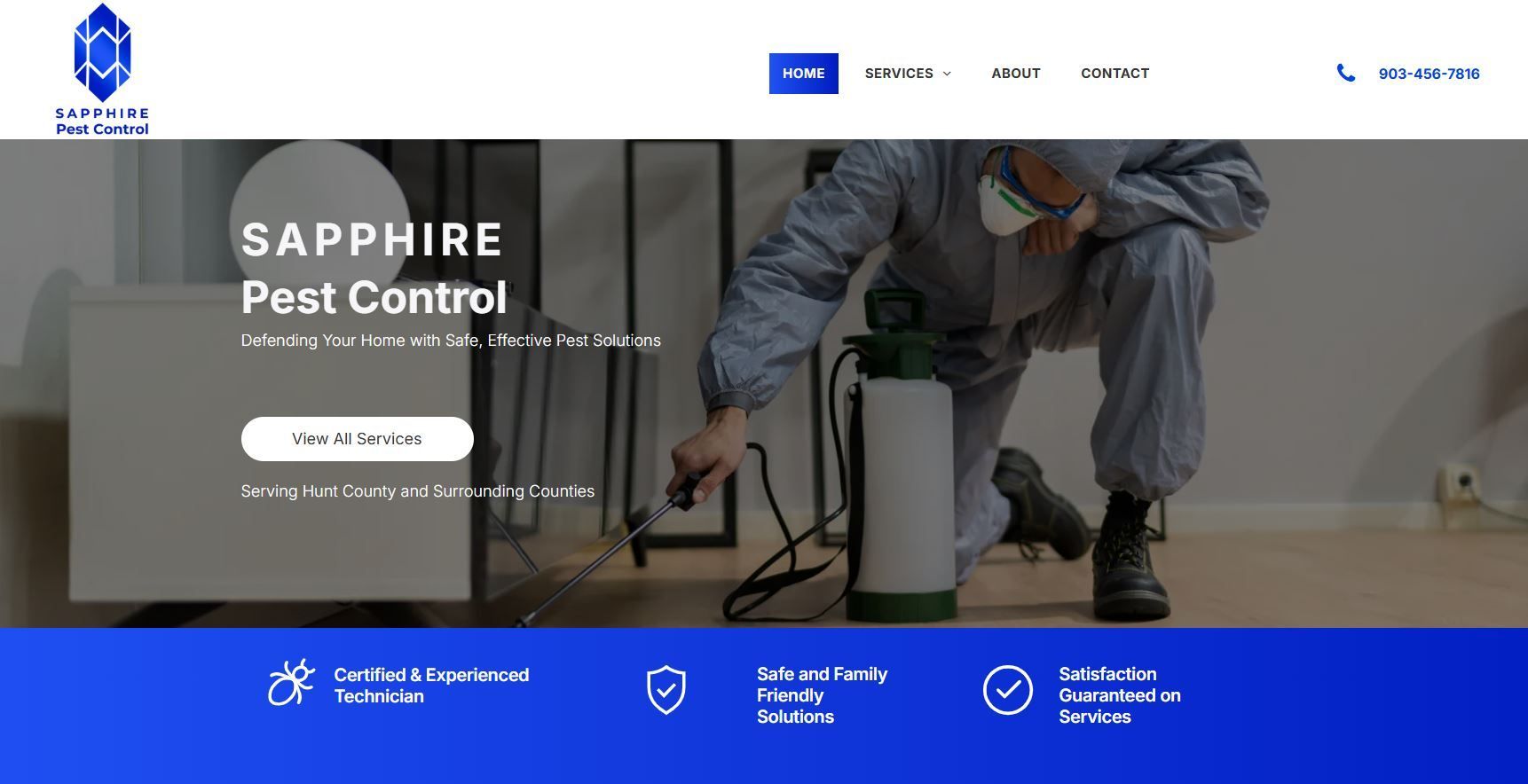 sapphire pest control