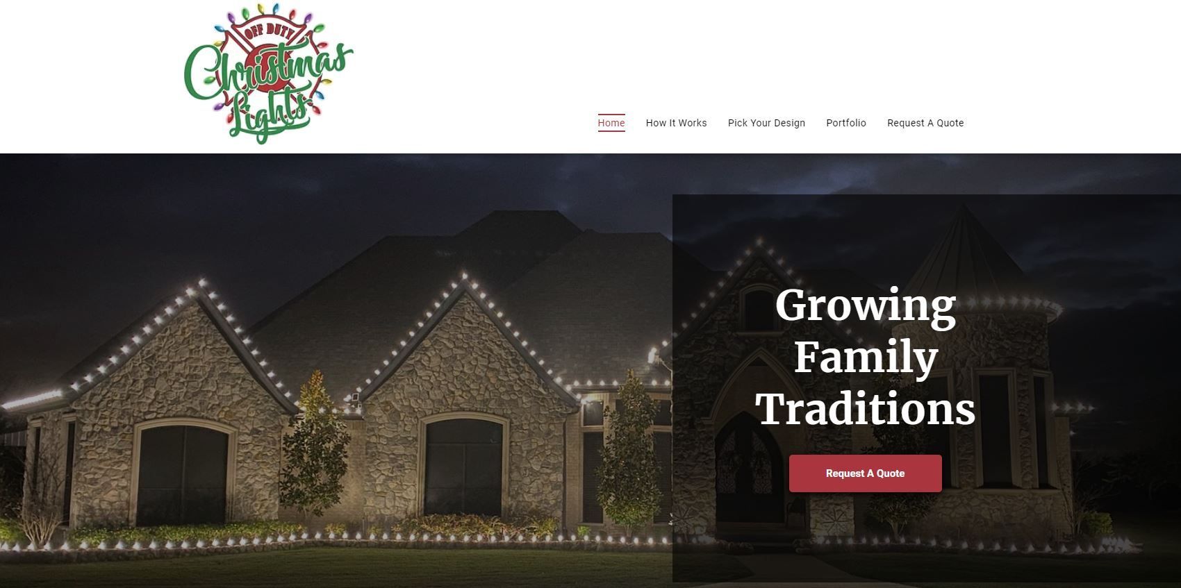 off duty Christmas lights