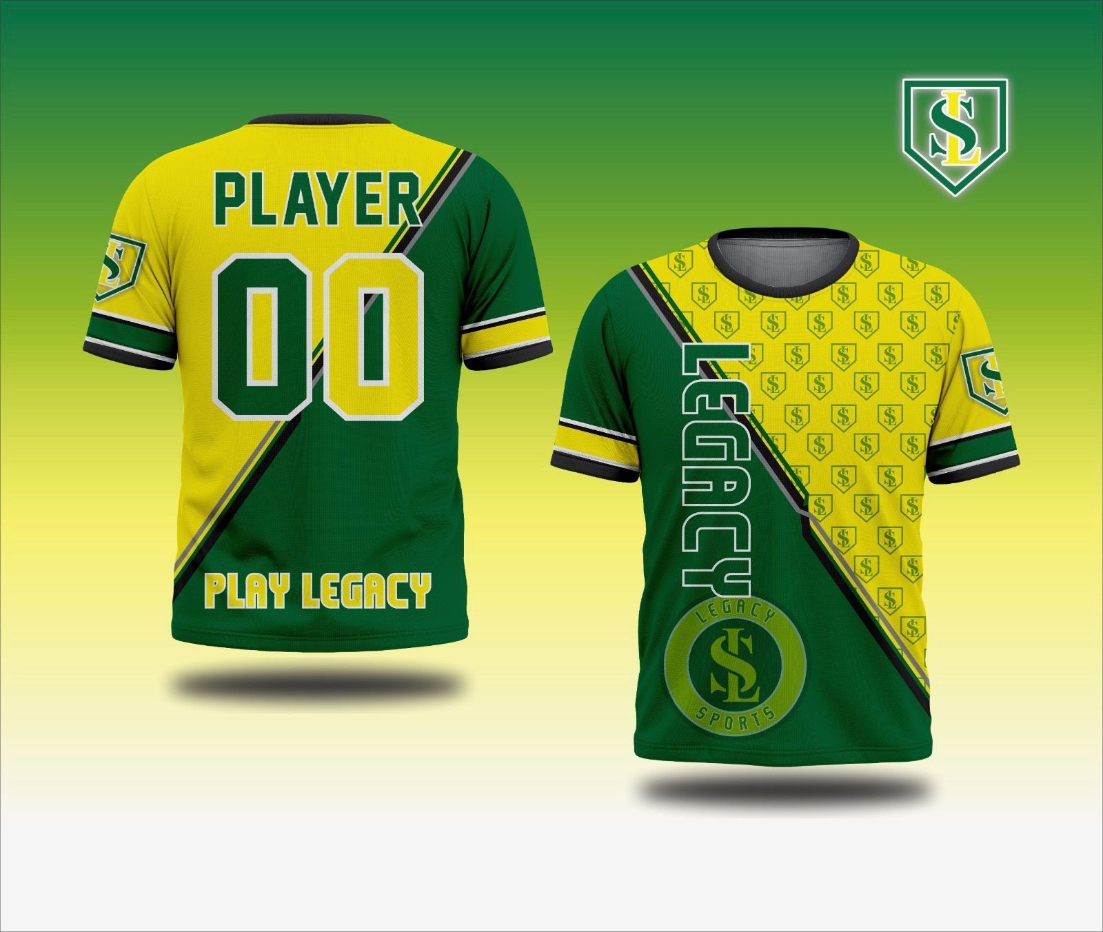 Legacy Jersey - Green/Yellow