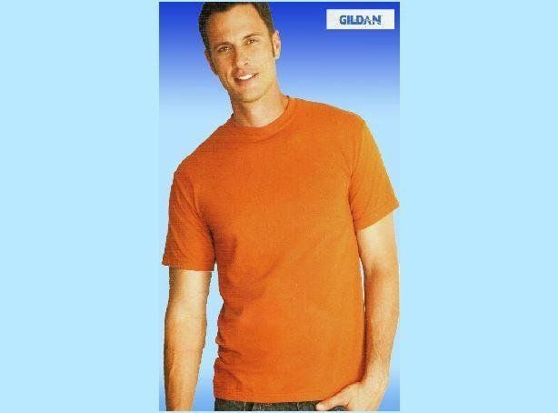 maglia arancione per stampe personalizzate