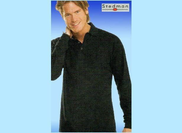 camicia nera da uomo per stampe serigrafiche