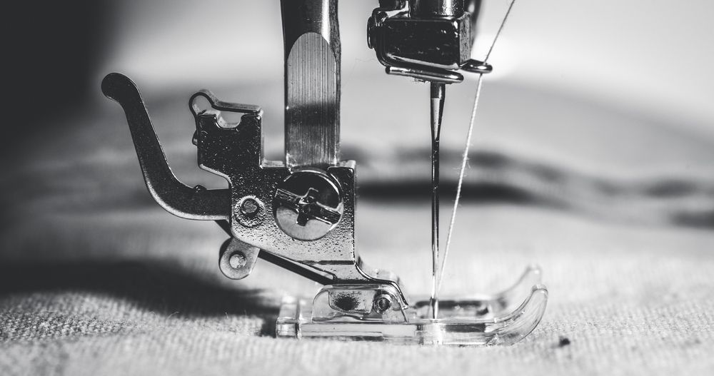 It Is A Black And White Photo Of A Sewing Machine — The Sewing Machine Doctor In Forest Glen, QLD