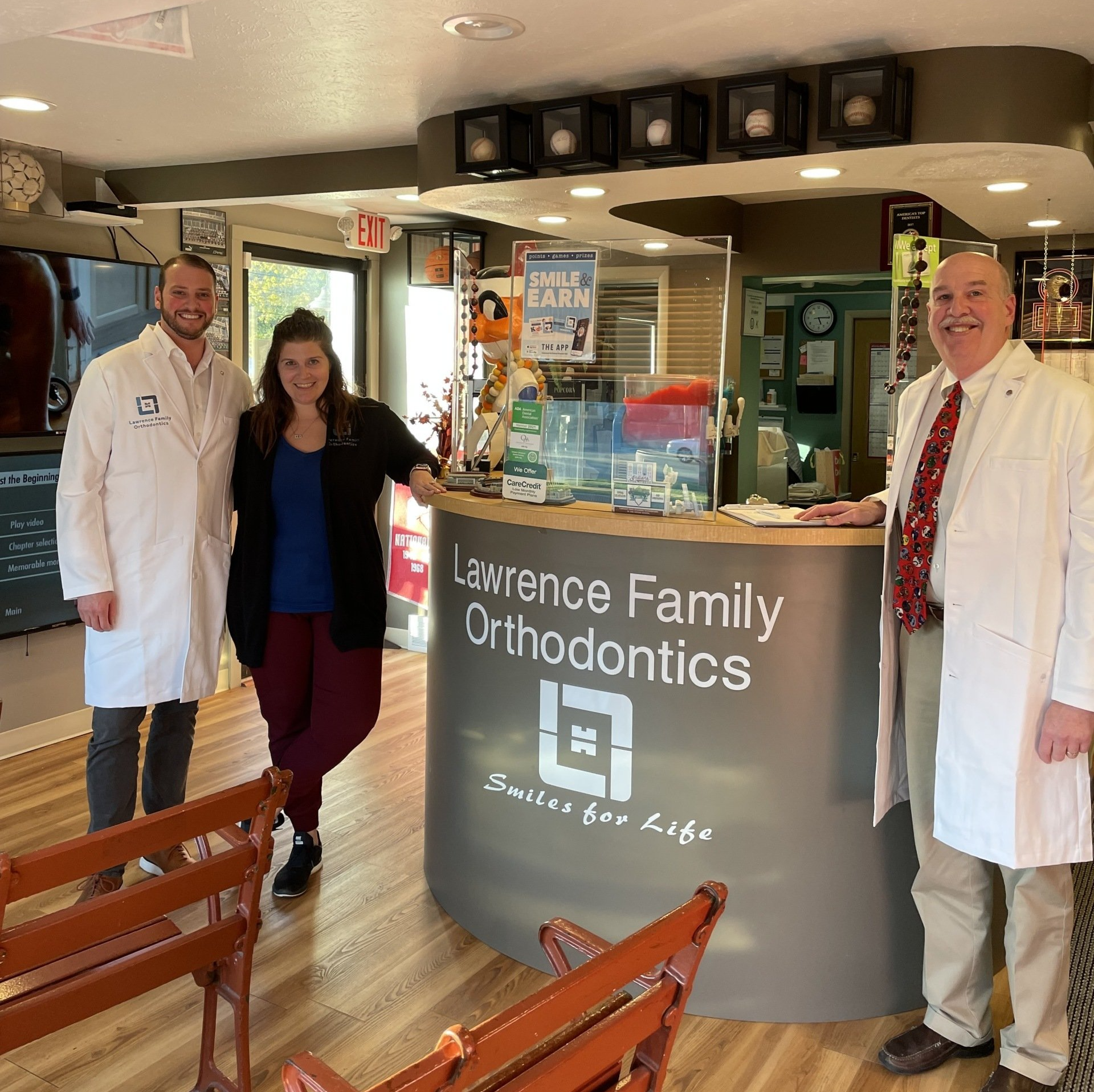 Dr. Zachary Lawrence, Dr. Eric Lawrence, and Erin Drost