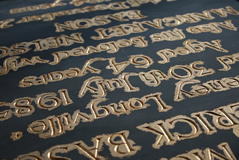 Stone carving Herefordshire