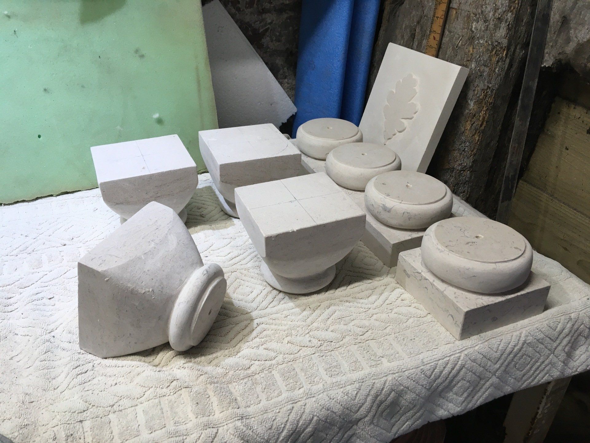 Stone carving for the altar