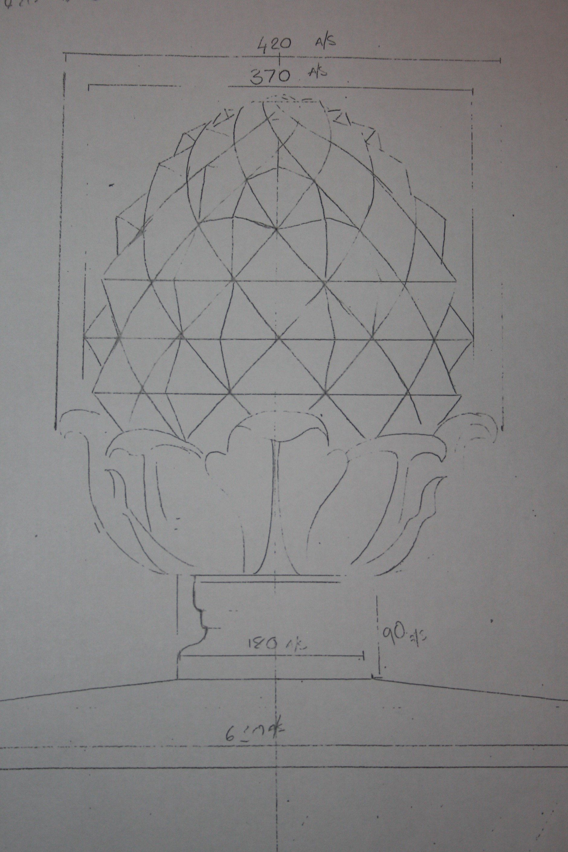 Scale Drawing of Stone Carving